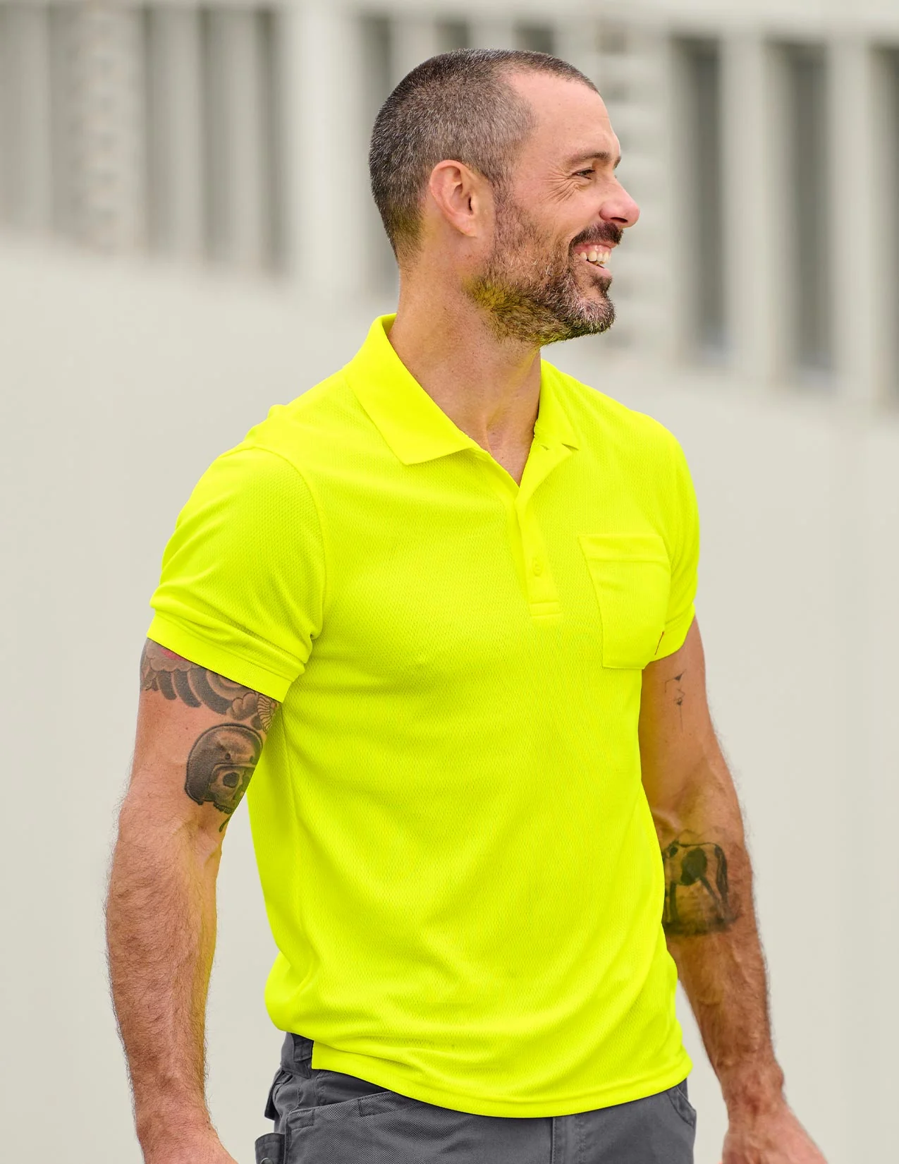 Enhanced Visibility performance Polo Shirt - Image 3