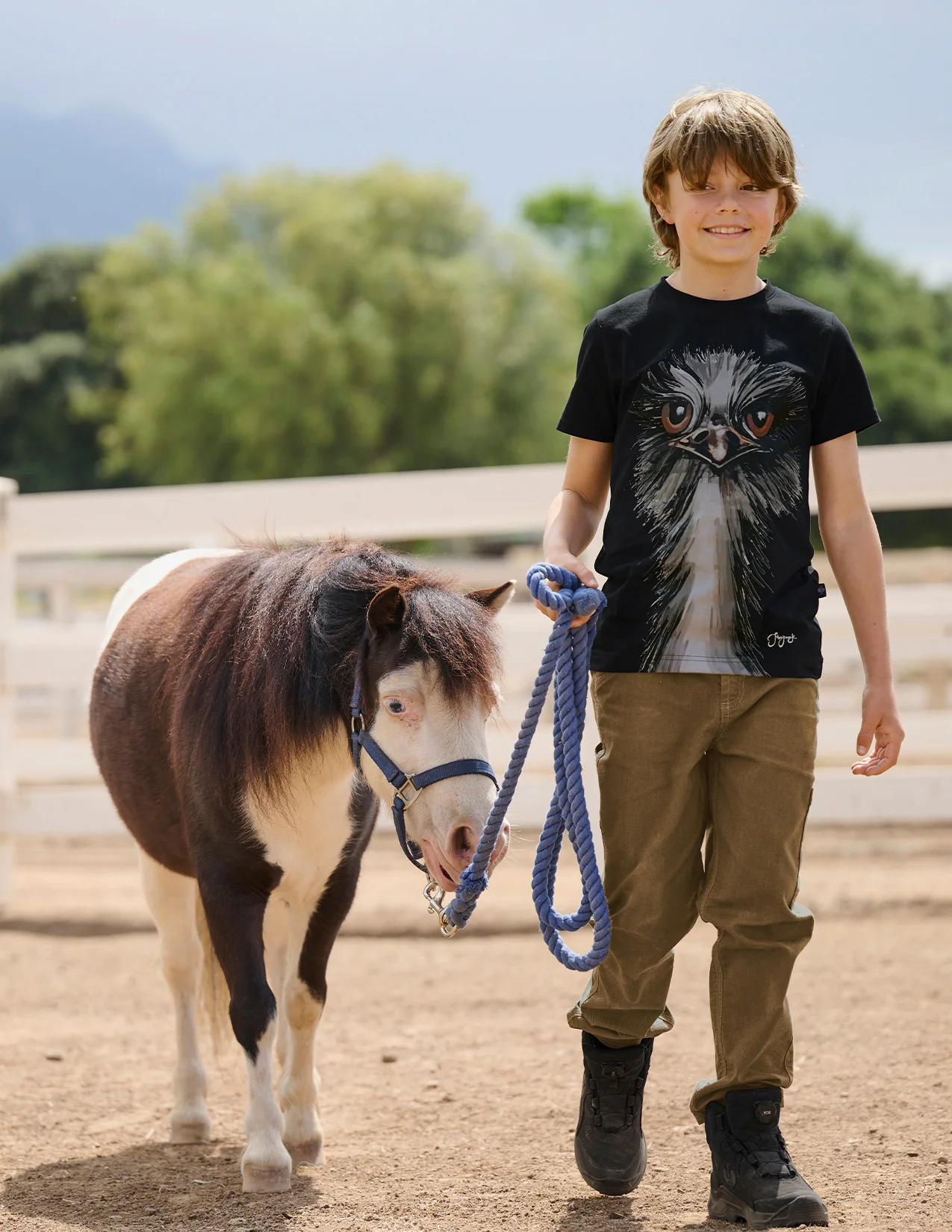 e.s. T-Shirt cotton stretch signature, kids - Image 4