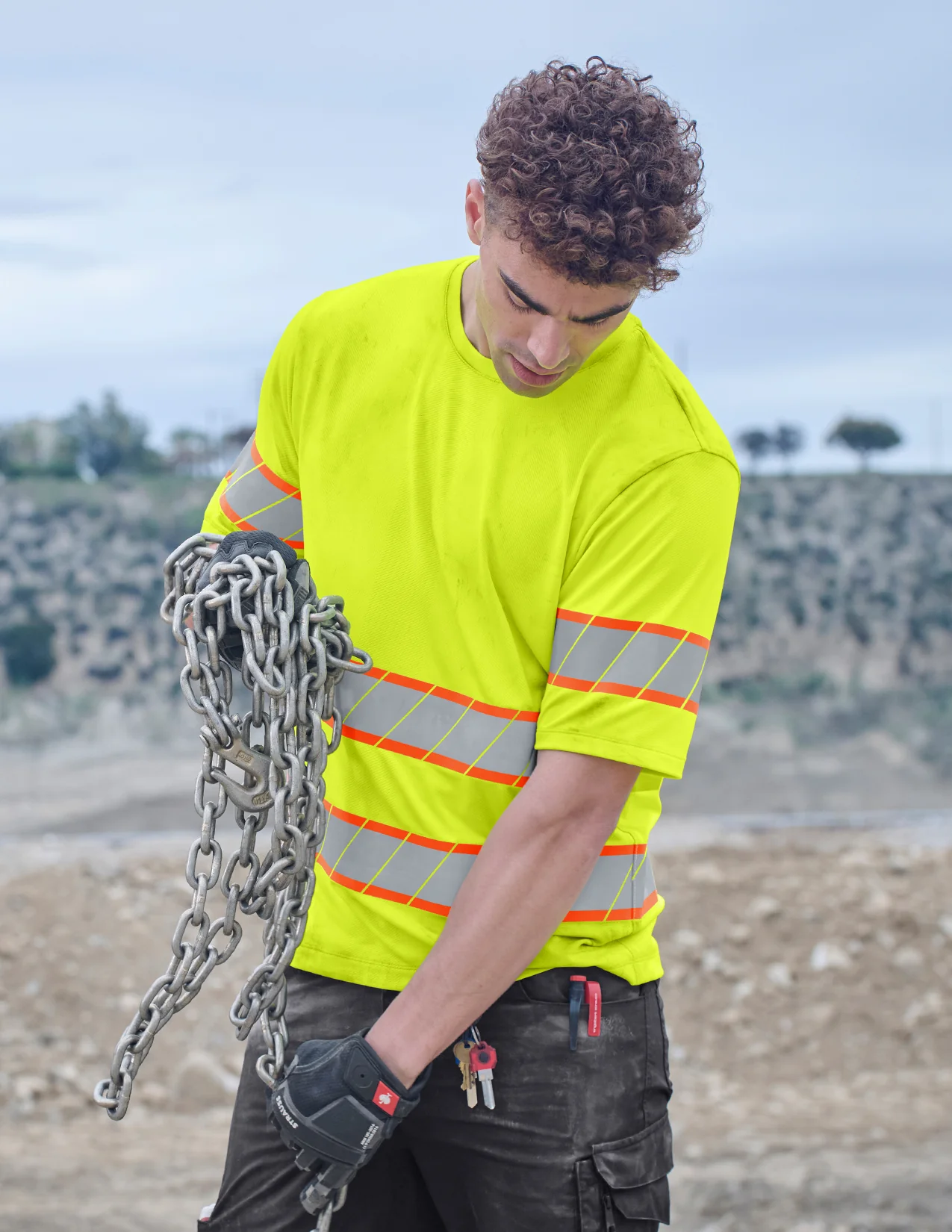 High Visibility Tee Class 2 - Image 3