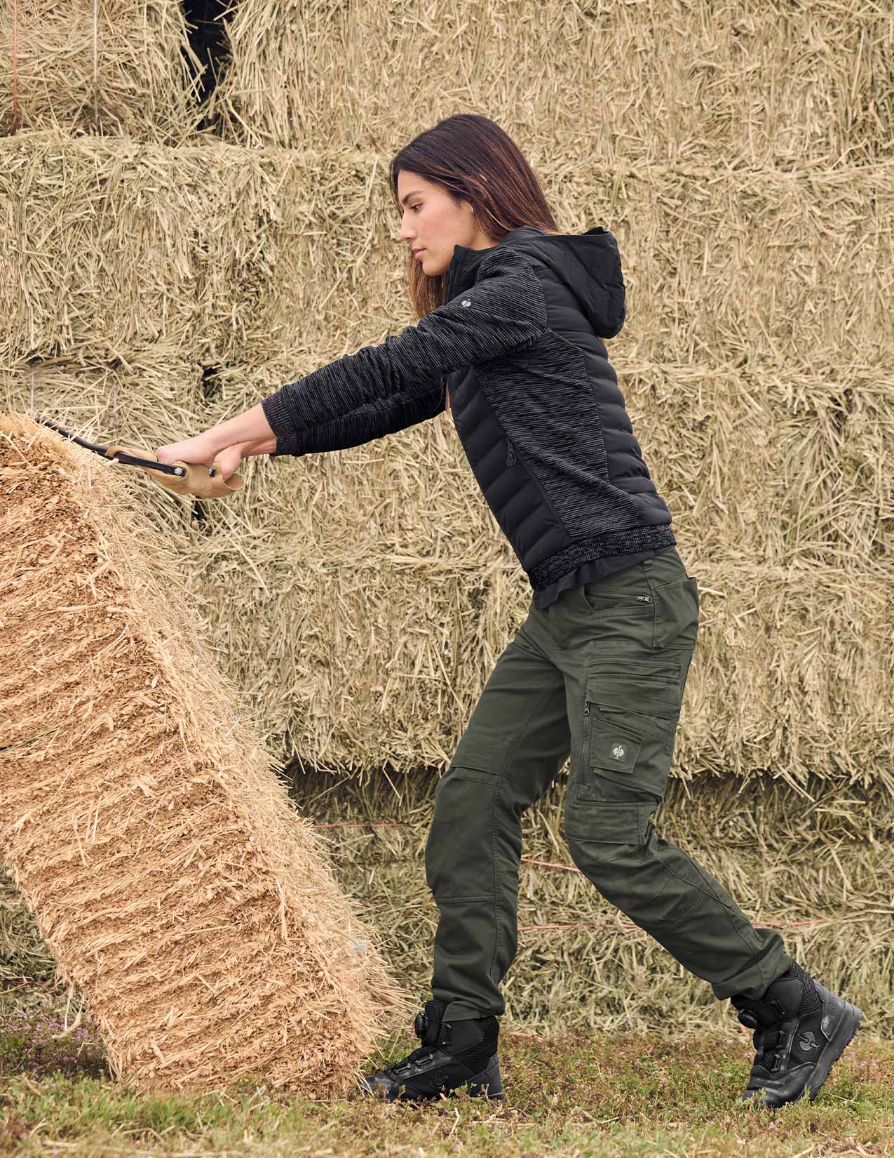 Women's Hybrid Hooded Jacket e.s.motion ten - Image 3