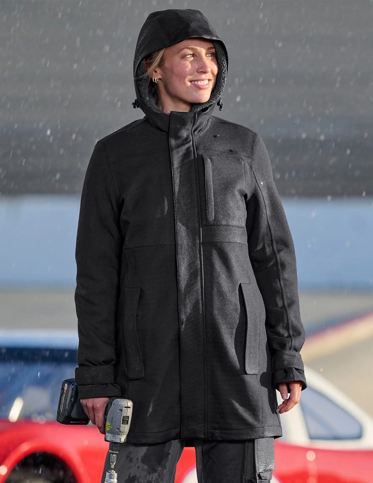 Women's Waterproof Rain Coat e.s.e:pic - Image 3